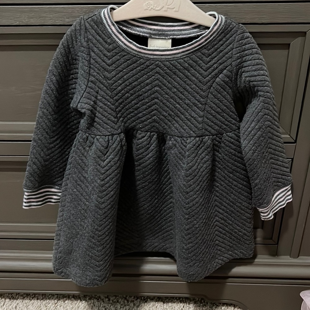 Baby girl Grey sweater dress. Size 18months.
